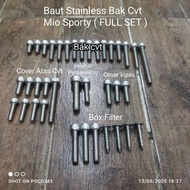 Cvt Tank Bolt MIO SPORTY Stainless Steel L Bolt 100% STAINLESS