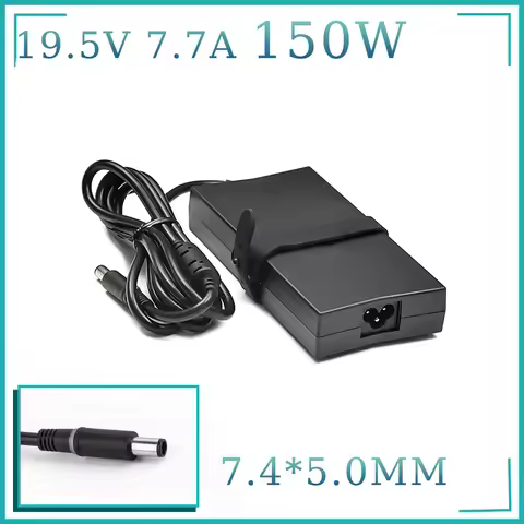 19.5V 7.7A 150W 7.4*5.0mm DA150PM100-00 Laptop Charger for Dell Alienware M14X M15X Inspiron M1710 2