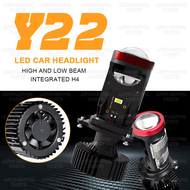 ไฟหน้ารถยนต์ หลอดไฟหน้า LED Y9/Y8 อัปเกรดจาก Y6 สว่างกว่า ทน ไฟหน้า H4 H7 H11 HB3 พลังสูง 6500K 3000