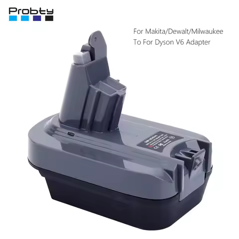 V6 Battery Adapter For Makita/Dewalt/Milwaukee 18V Li-ion Battery To For Dyson V6 Battery SV04 SV03 
