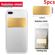5PCS EMF Protection Cell Phone Anti Radiation Protector Sticker Negative Ions EMF Blocker for All El