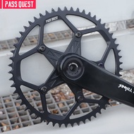 PASS QUEST 130-5 BCD Small Cloth Five-Claw Road Folding Car Positive Negative Tooth Chainring Round 