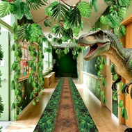 Jungle Party Decoration – Forest Aisle Runner – Dino Woodland Carpet – Birthday Banner – Themed Park