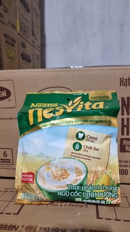Ngũ cốc dinh dưỡng Nesvita ít đường (bịch 14gói x 25g) và có đường (bịch 14 gói x 25g)