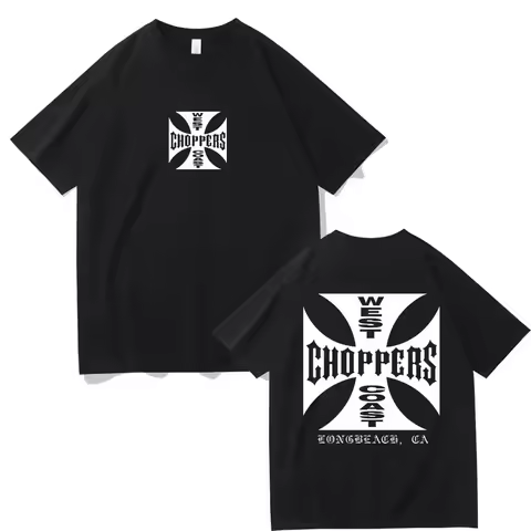 Summer Fashion T Shirt Women Men West Coast Choppers Print T-Shirt Casual Short Sleeve O-Neck Tshirt