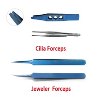 Cilia Jeweler Forceps Towel Clamps Serrefine Green Fixation Scleral Plug Oftalmologia Ophthalmology 