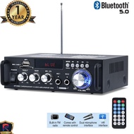 Amplifier BT298D Bluetooth EQ Audio Karaoke Home Theater FM Radio 6watt v Latest