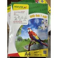 KANSAI 1-sided glossy (textured) paper, A4 size