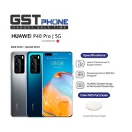 Huawei P40 Pro 5G 8GB Ram+256GB Rom (Original Malaysia Set) With Premium Gift