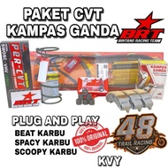 BRT Semi Left Package Scoopy Carburetor Spacy KVY Vbelt Roller Double Clutch BRT