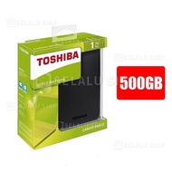 Hardisk Eksternal Toshiba 2TB 1TB HDD USB 3.0 Portable External Hard Drive Hard disk Untuk Desktop L