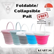 Foldable Pail | 3L, 5L and 10L | Waterproof | Fishing | Collapsible Pail |