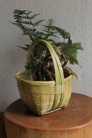 竹編系列 | 手提小竹籃 | 點心果品籃 花器 收納 | 居家裝飾 自然