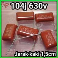 Kapasitor 100n 104j 104 0,1uf 400v 630v