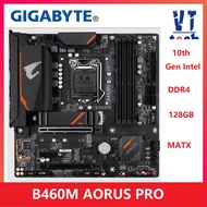 Used Gigabyte B460M AORUS PRO Motherboard LGA 1200 10th Generatio Core/Pentium/Celeron DDR4 128GB De