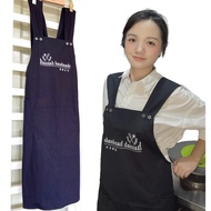 Seednery Cotton Design Apron Customised Apron |Logo Apron|workshop Restaurant kitchen |全棉文艺围裙 背带款