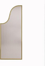 YHWKGZ Urinal Partition, Public Toilet Screen, Stainless Steel Frame, Wall Mounted Urinal Accessories, Bathroom Toilet Partition, For Public Space, Office (Color : Gold, Size : 3Pcs)