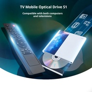 TV-compatible portable external optical drive, external DVD burner and player, supports TV, computer