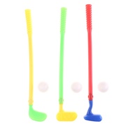 Hot Sale 3 Golf Clubs + 3 Golf Ball Toy Mini Golf Game Sports for Baby Grasping Ability Developing C