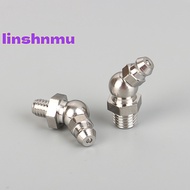 [LinshnmuS] Stainless Steel Grease Nipple SS201 Metric Male Thread Straight El Type Oil Zerk Fitg For Grease Gun [NEW]