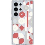 玻璃海棠13號 雲朵藍Samsung Fold/Flip6氣墊防摔/標準/鏡面手機