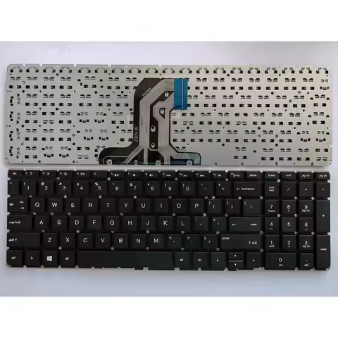 US Laptop Keyboard for Hp 15-AC 15-AY 15-AF 15-AJ 250 255 G4 G5 TPN-C125 C126 HQ-TRE 816799-041 no p