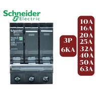 Sub-Circuit Breaker Square D QOvs Type 3p 6 kA Size 10Amp-63Amp