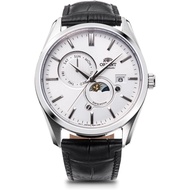 [Japan Watches] ORIENT Automatic Watch SUN&amp;MOON Mechanical Made in Japan Automatic Domestic Manufacturer Warranty Contemporary RN-AK0305S Men's White Silver