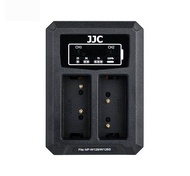 JJC USB Dual Battery Charger for Fujifilm Fuji XT30II X-E4 XS10 X-Pro3 X-T3 X100V X-A3X-A2X-E3X-T30X-T20X-A10X100FX-T2X-Pro2X-E2SX-T10X-Pro1X-T1X-E2X-E1X-M1X-A1 Camera (Fujifilm NP-W126)
