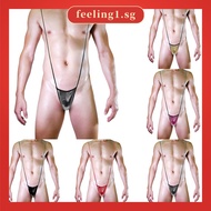 FEELING-Sexy Men Borat V Sling Underwear Sling Shot Thong Bodysuit Swimsuit Jumpsuit