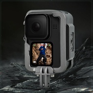 TELESIN Case GoPro hero 9/10/11/12 Aluminum Alloy Protective Housing - GP-FMS-G11-TZ