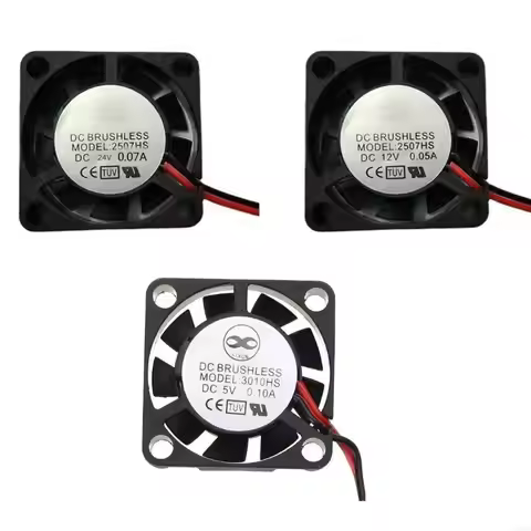 2507 Mini Micro Brushless Cooling Fan High Compatibility Repair Replacement