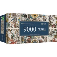 TREFL PRIME Jigsaw 9000-Piece Puzzle Ancient Celestial Maps Model (198.6x92.8 cm.) Imported From Eur