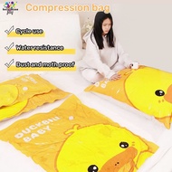 Vacuum bag  with valve little yellow duck vacuum bag PA+PE material  insect-proof and anti-bacteria 
