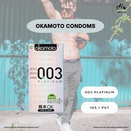 [DISCREET PACKAGING] OKAMOTO CONDOMS // 003 PLATINUM 10s // MADE IN JAPAN