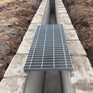 Galvanized Steel Grating Gutter Cover Grate Sewer CoverPlatform Steel Grating Steel Platform Walkway