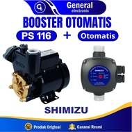 Pompa Air Pendorong Booster Otomatis Shimizu PS 116 BIT + MC Pendorong