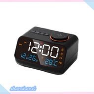 Shanshan Led Digital Alarm Clock Fm Radio Dimming Rechargeable Temperature Humidity Meter With Snooze Function