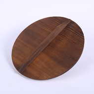 Wooden pot cover Pure handmade fir pot lid Zhangqiu Iron pot vintage lid small lid wood lid wooden l
