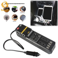 Car Inverter 200W 12V to 220V Inverter 4 USB Ports for Laptop Smartphone Household