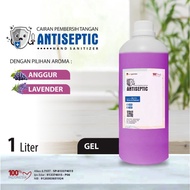 5ry Hand Sanitizer Gel AntiSeptic Varian Segar 1 Liter / Varian Buah 1