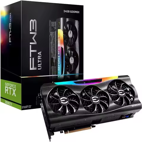 FOR EVGA GeForce RTX 3090 Ti FTW3 Ultra Gaming, 24G-P5-4985-KR, 24GB GDDR6X