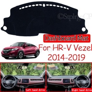 Anti-Slip Mat Dashboard Cover Pad Sunshade Dashmat Protect Carpet Accessories HRV HR V 2016 2018 for