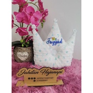 Bantal crown sulam nama