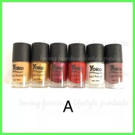 ⚚ ℣ ↤ ▿ 【Original】YOKO Nail Polish set Cutics （6pcs）18ml Non-toxic and environmentally friendly