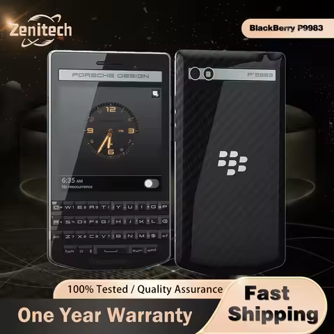 New Original BlackBerry P9983 4G Mobile Phone 3.1'' 2GB RAM 64GB ROM 8MP+2MP BlackBerryOS Snapdragon