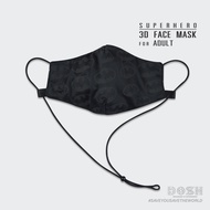 DOSH FACE MASK  BATMAN ผ้าปิดจมูก สำหรับผู้ใหญ่  กันละอองน้ำ FMASK06-BL1