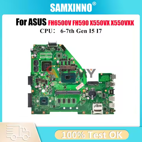 X550VX Laptop Motherboard For ASUS VivoBook FH5900 FH6500V K550VX X550VX X550V W50V X550VXK VX50V Ma