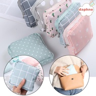 【Local Stock】DAPHNE Women Girls Sanitary Pad Bags Cosmetics Coin Purse Sanitary Pouch Headphone C