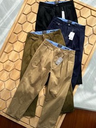 日本優惠預訂 4色選 beams plus 雙褶錐形褲九分褲 made in Japan